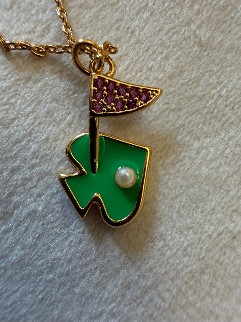Kate Spade hole in one golf necklace - Picture 5 of 5